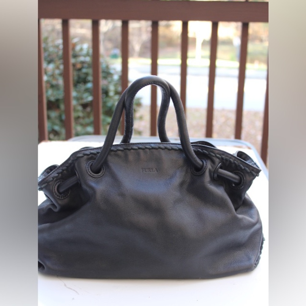 Furla Black Tote Bag